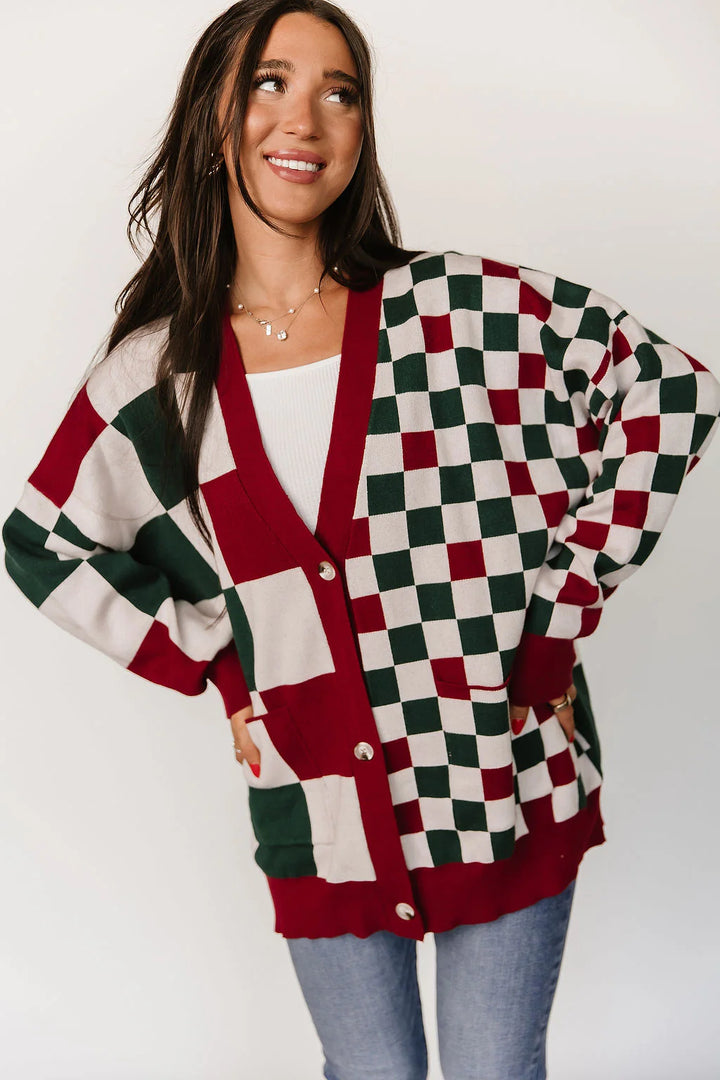 PREORDER  Ampersand Ave | Oversized Cardigan | Checking It Twice - ETA END SEP/EARLY OCT