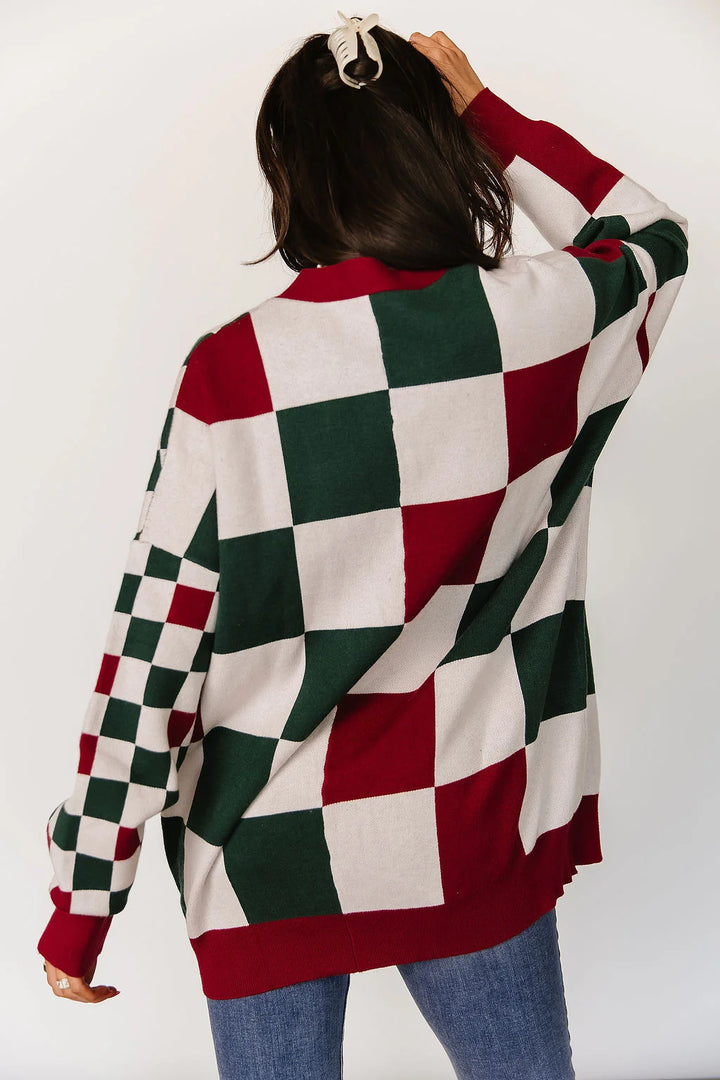 PREORDER  Ampersand Ave | Oversized Cardigan | Checking It Twice - ETA END SEP/EARLY OCT