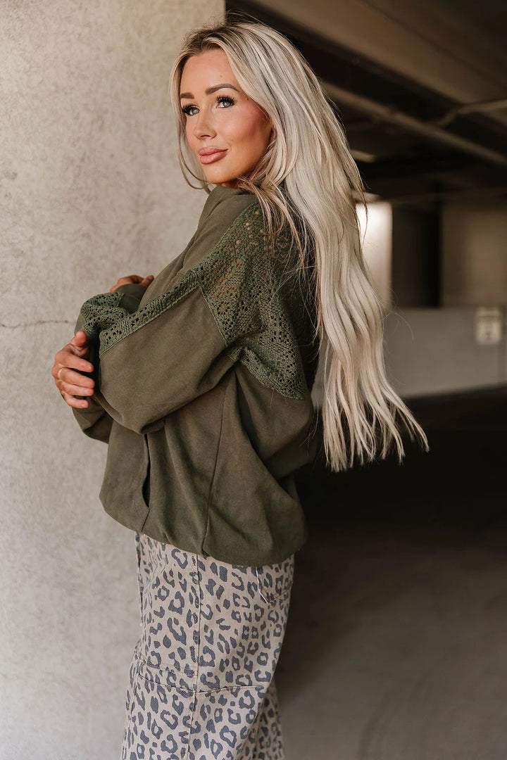 PREORDER  Ampersand Ave | University Hoodie | Wonderstruck Olive - ETA END OCT / EARLY NOV