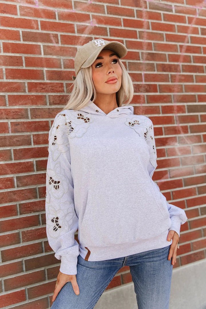 PREORDER  Ampersand Ave | University Hoodie | Love Story | Grey - ETA END OCT / EARLY NOV