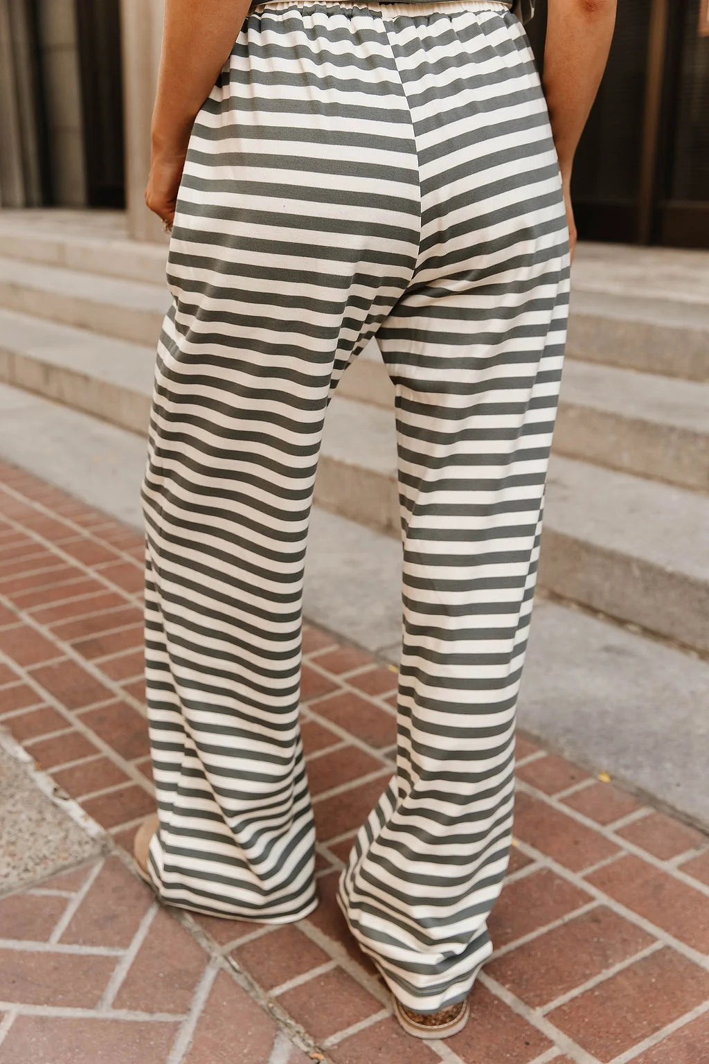 PREORDER  Ampersand Ave | 24/7 Pant | Willow Stripe - ETA MID DEC