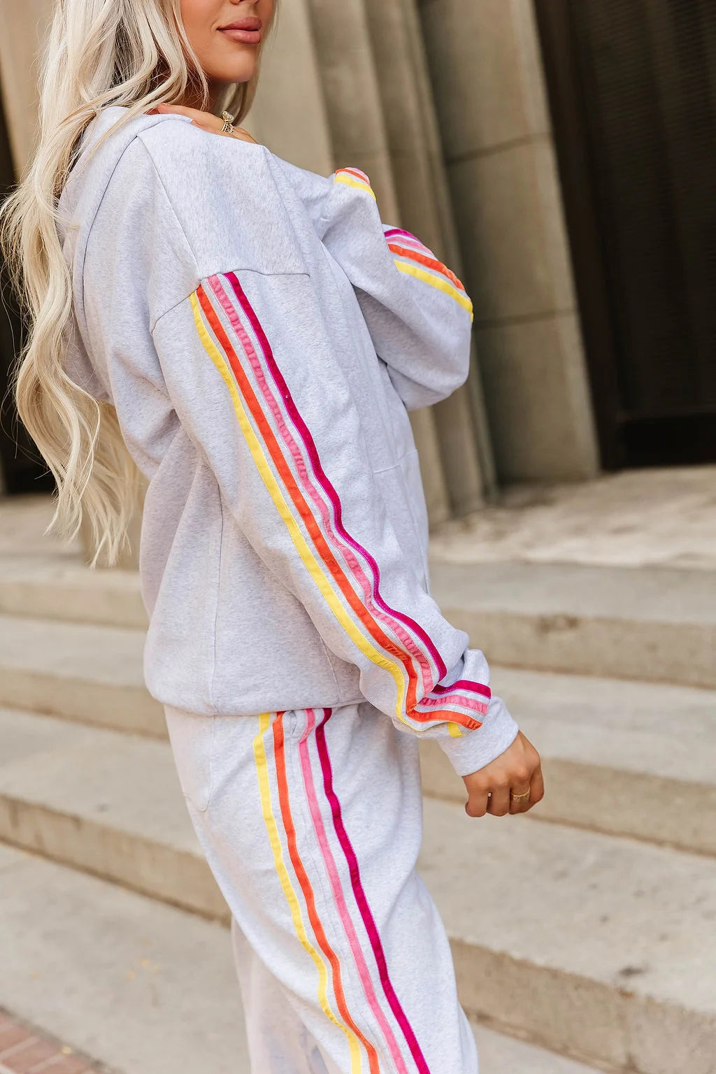 PREORDER  Ampersand Ave | Comfort Zone FullZip | Sunbeam Stripe - ETA MID DEC