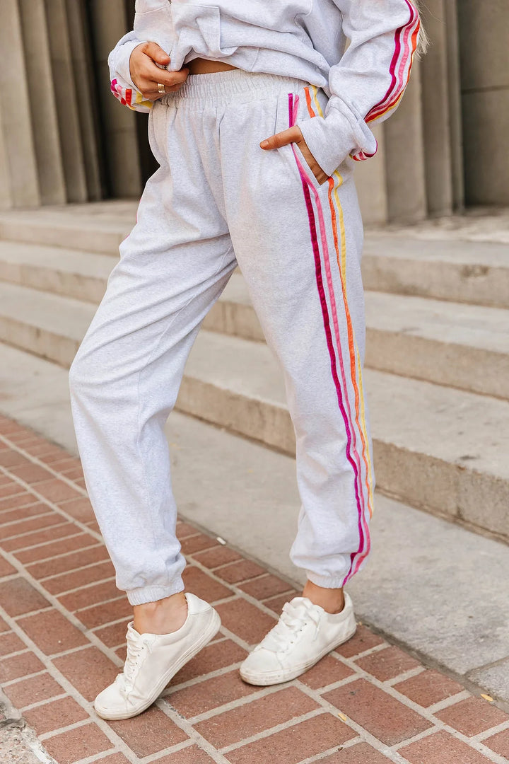 PREORDER  Ampersand Ave | Comfort Zone Joggers | Sunbeam Stripe - ETA MID DEC