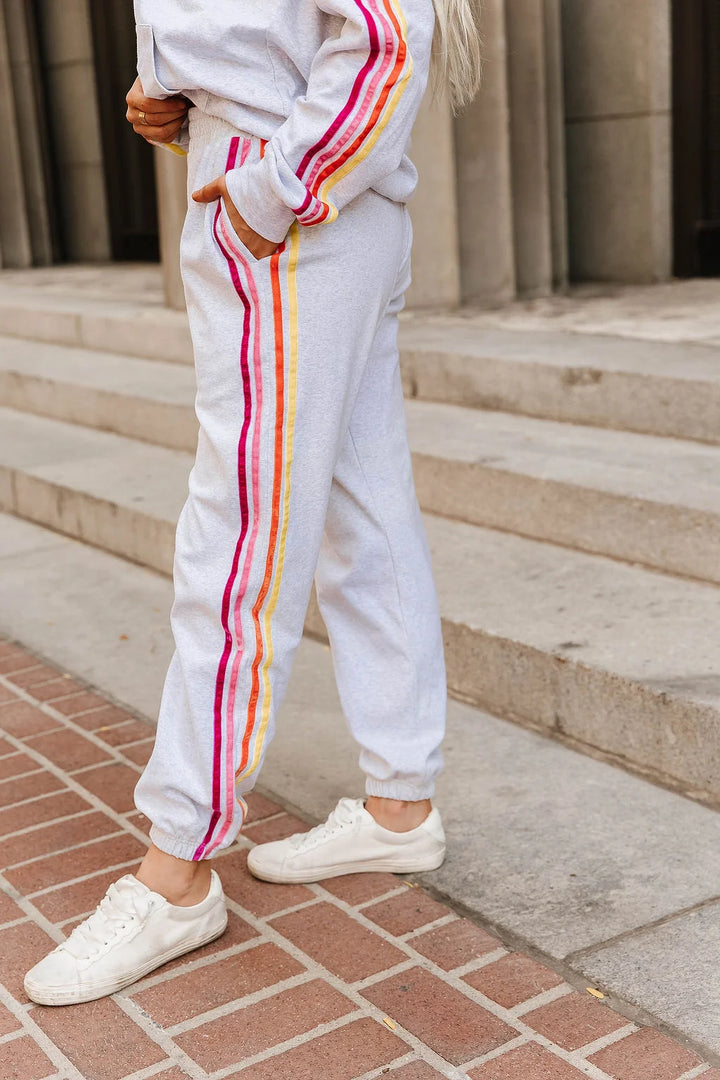 PREORDER  Ampersand Ave | Comfort Zone Joggers | Sunbeam Stripe - ETA MID DEC
