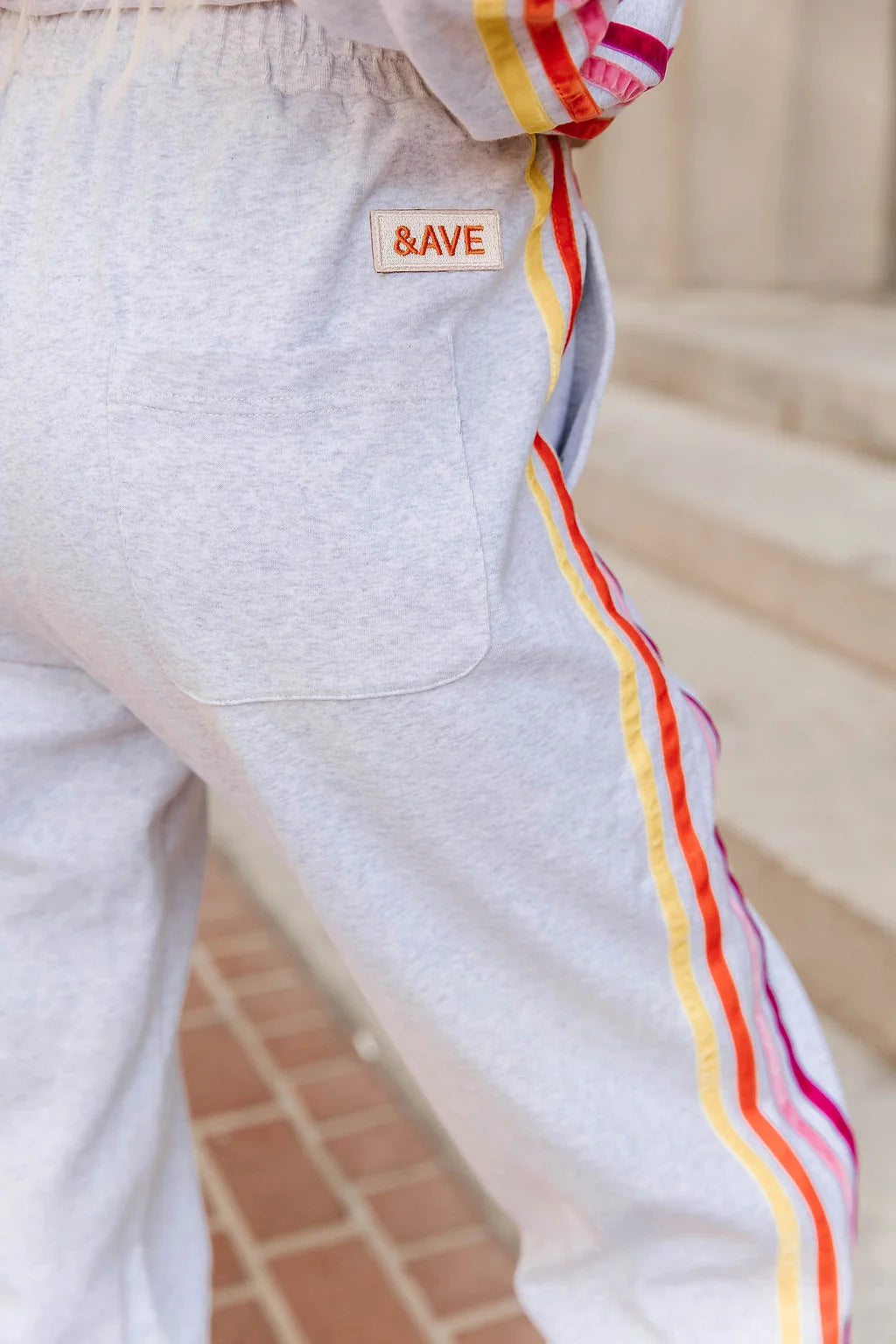 PREORDER  Ampersand Ave | Comfort Zone Joggers | Sunbeam Stripe - ETA MID DEC