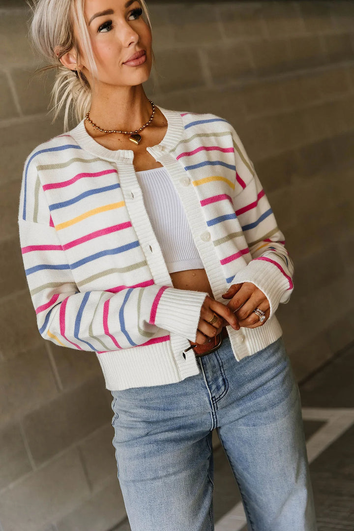 PREORDER  Ampersand Ave | Cozy Knit Cardigan | Bright Side - ETA MID DEC