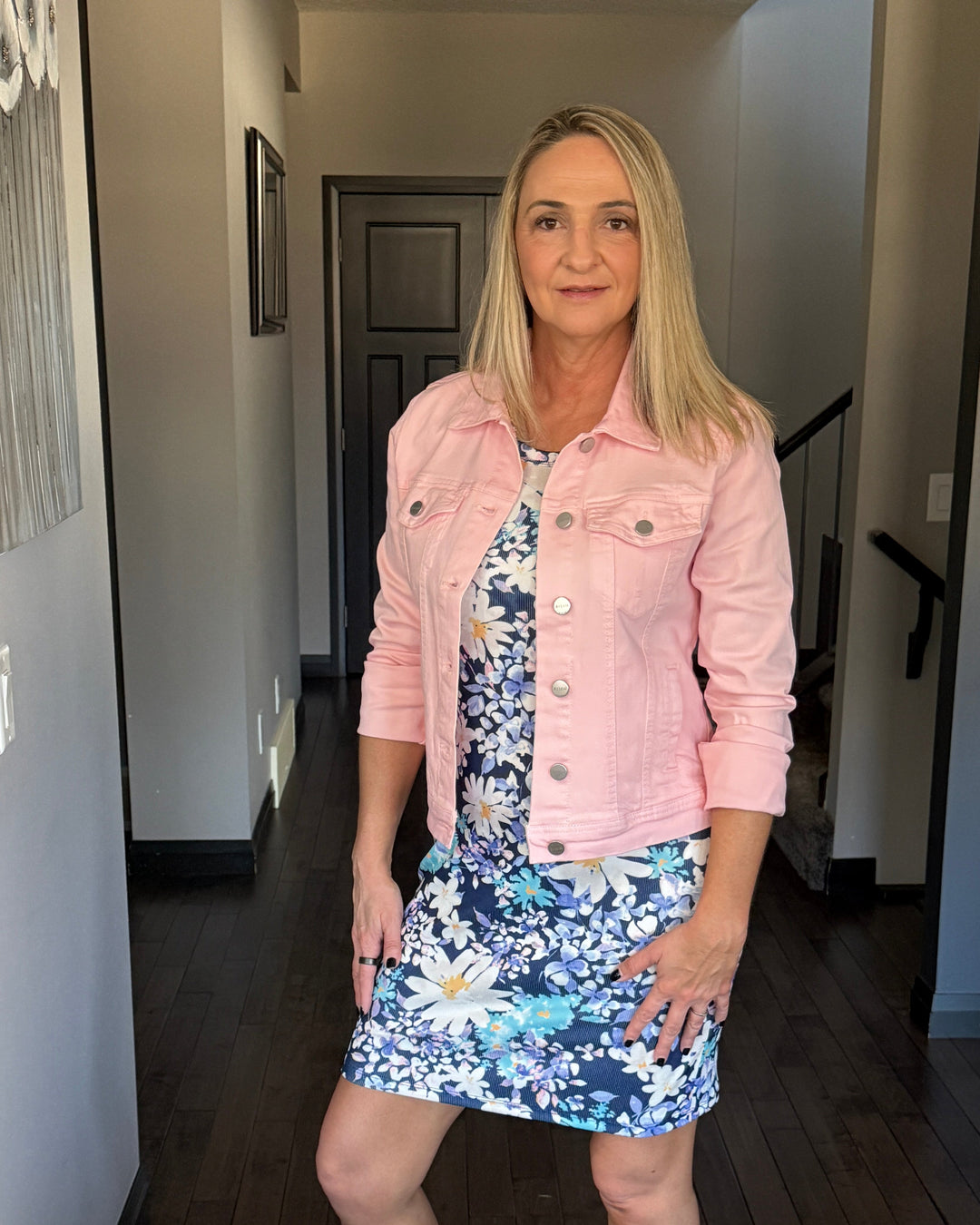 Risen | Vintage Washed Jacket | Soft Pink