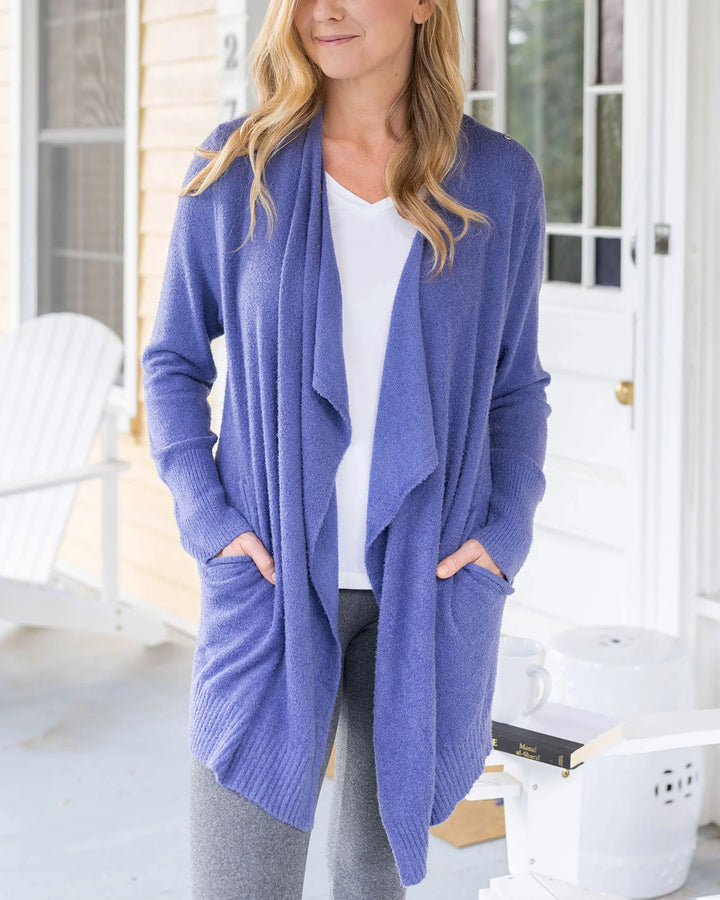 Grace and Lace | Bambü Wrap Robe | Periwinkle