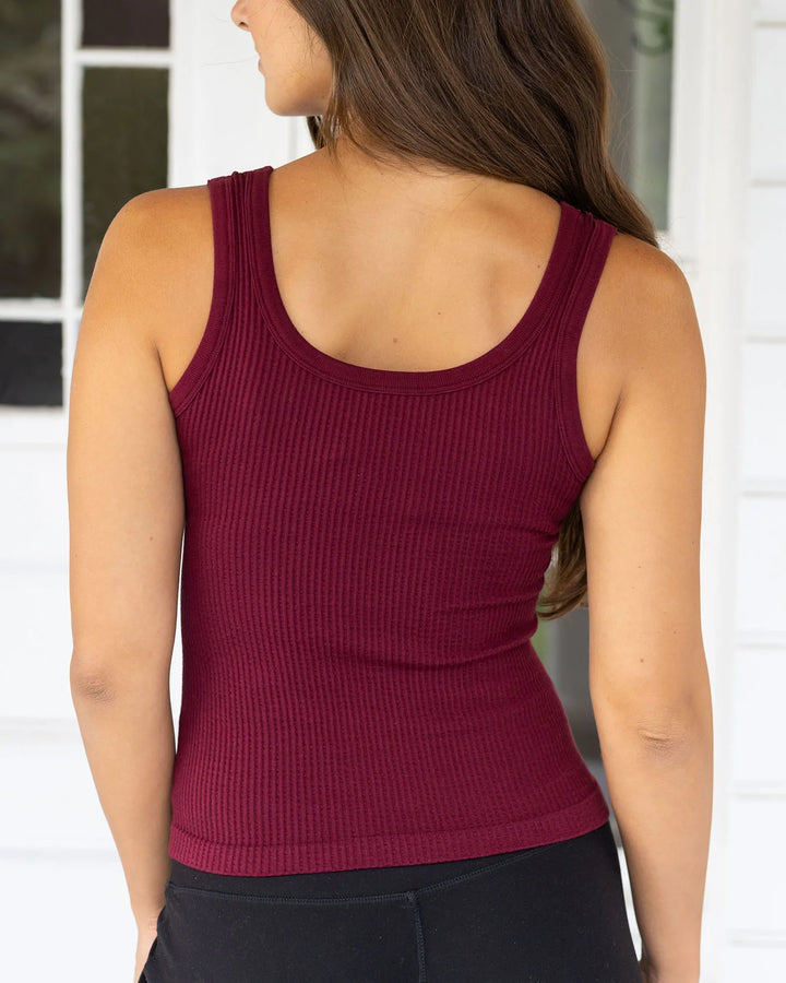 Grace and Lace | Brami Tank | Red Wine