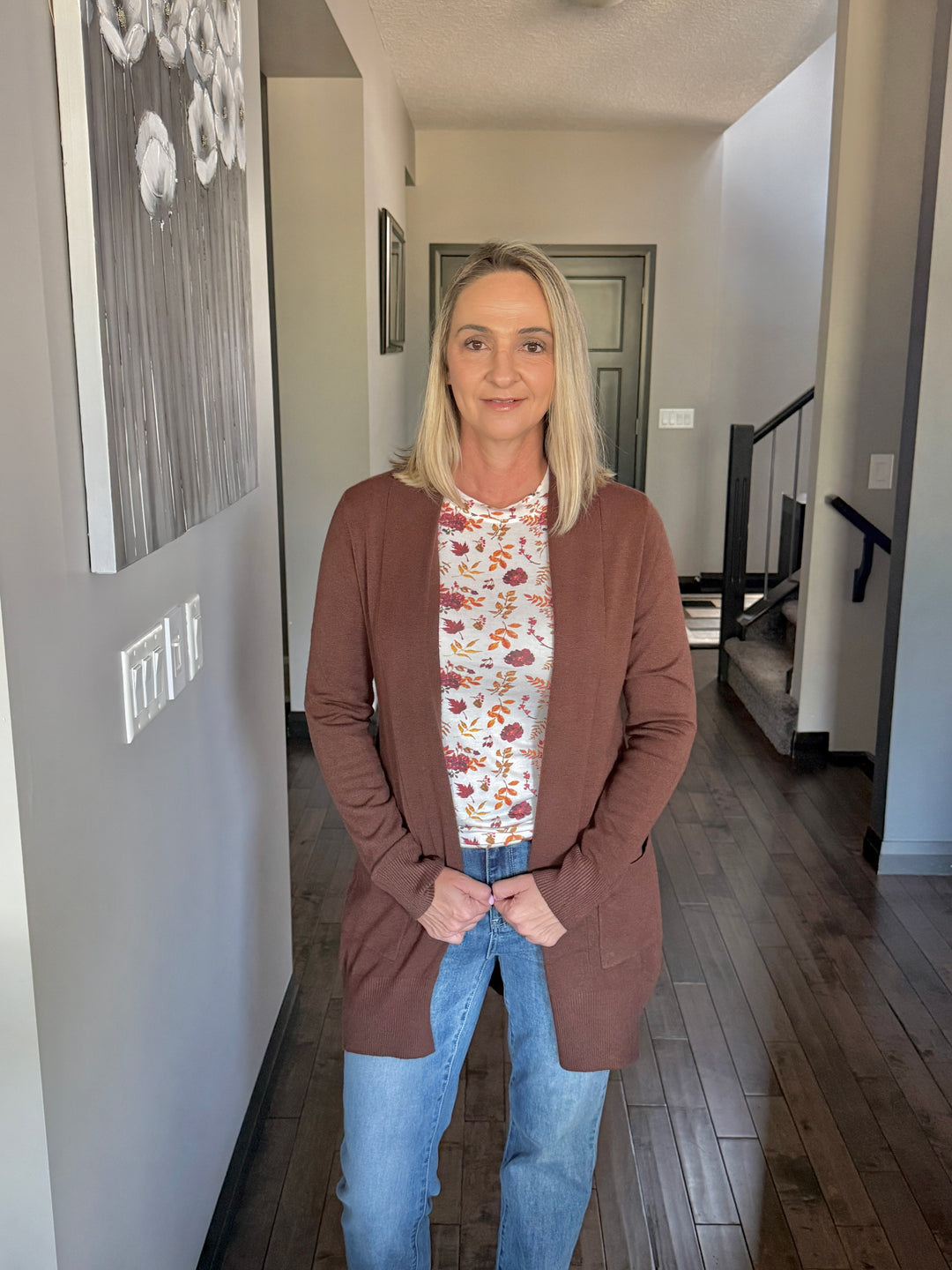 Dreamers Cozy Cardigan | Heather Espresso