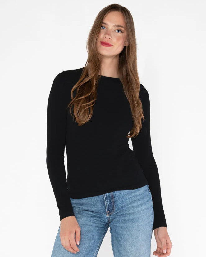 C'est Moi Bamboo Long Sleeve Crew Neck | One Size