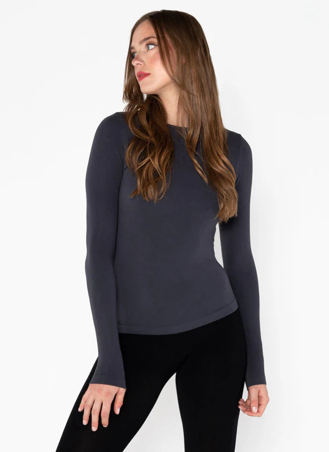 C'est Moi Bamboo Long Sleeve Crew Neck | One Size