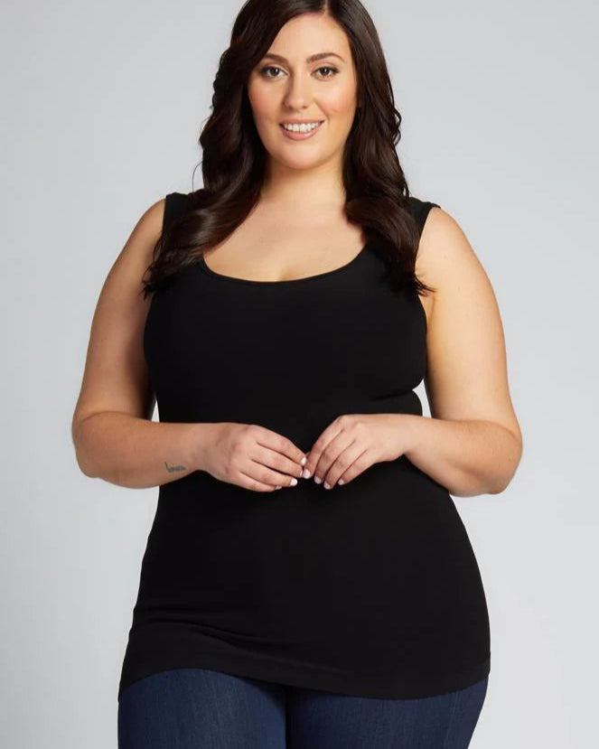 C'est Moi Bamboo Scoop Tank | Plus Size
