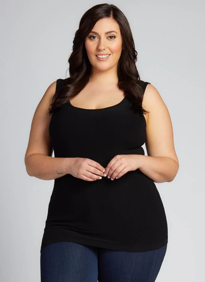 C'est Moi Bamboo Scoop Tank | Plus Size
