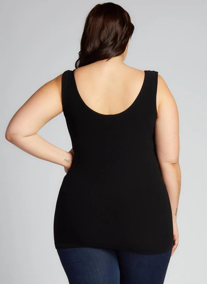 C'est Moi Bamboo Scoop Tank | Plus Size