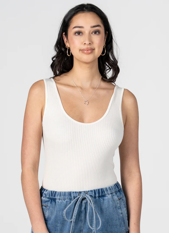 C'est Moi Seamless Rib Tank | One Size