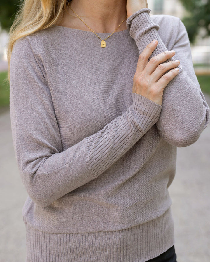 Grace and Lace | Classic & Cozy Sweater Top | Almondine