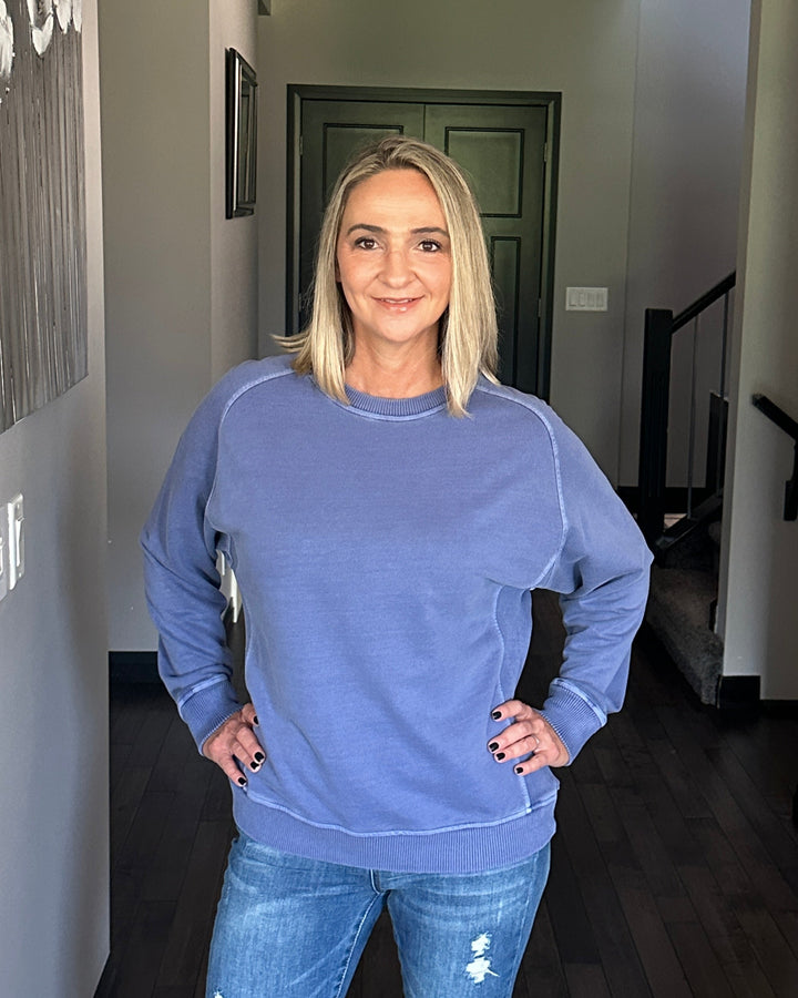 Grayson French Terry Pullover | Marlin