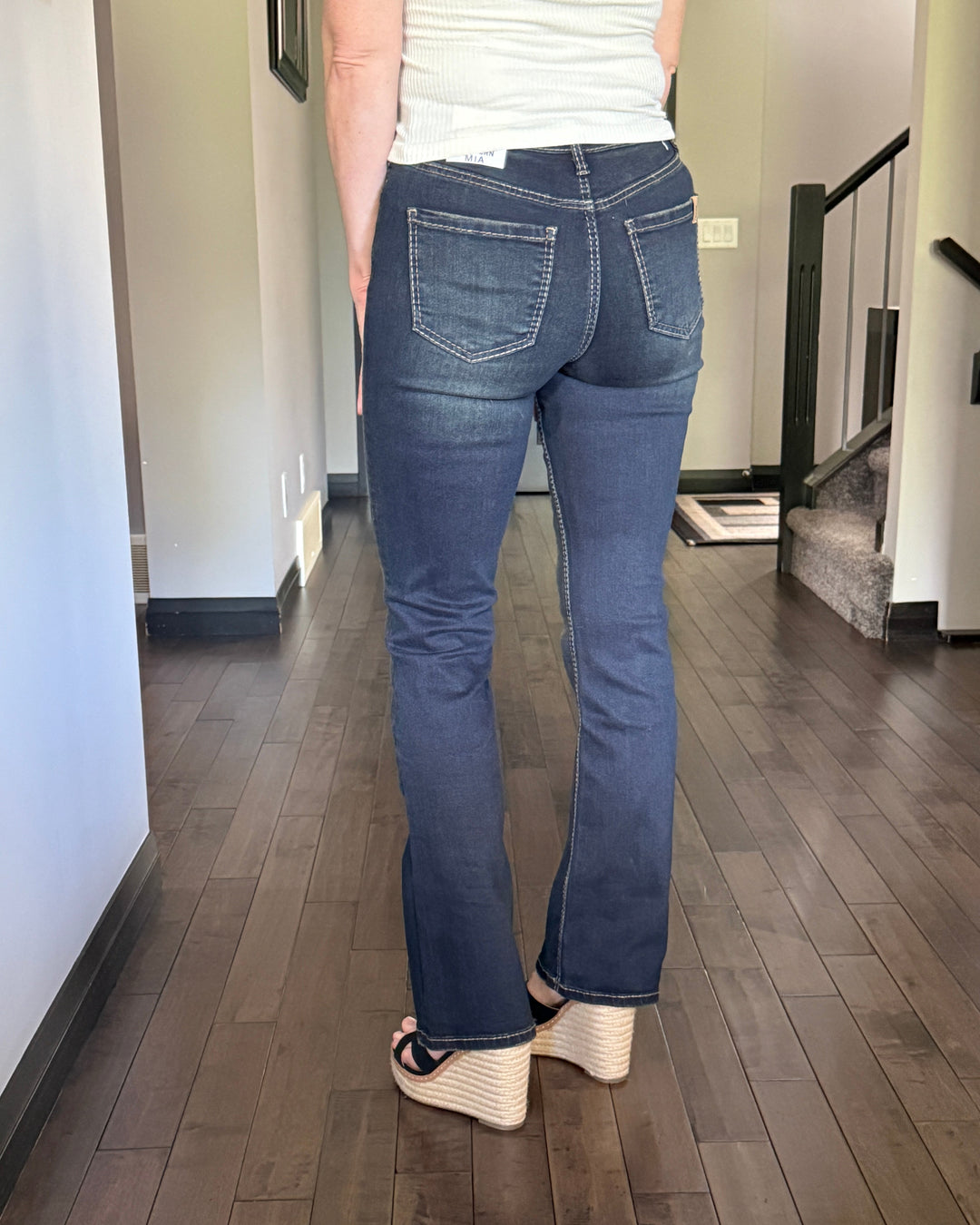 RFM | Mia High Rise Western Bootcut | Dark Vintage Wash