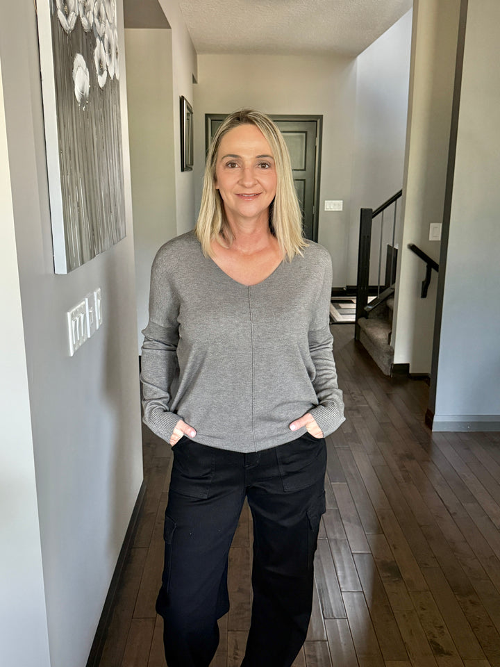 Dreamers Oversized Cozy Sweater | Charcoal