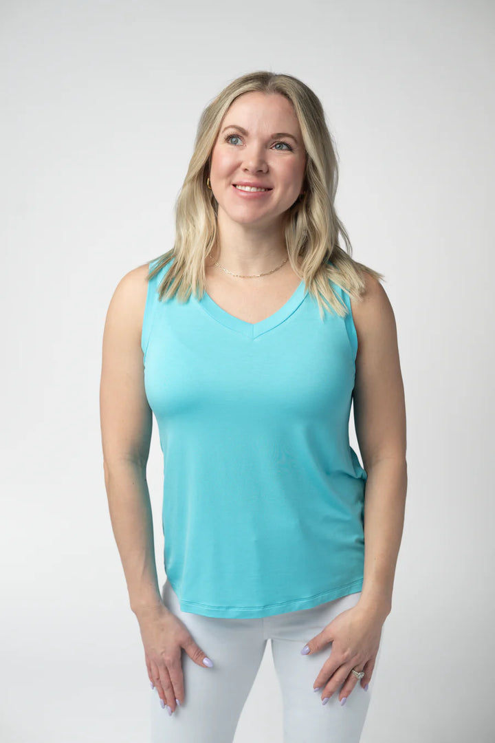 Michelle Mae | Noelle Tank | Aqua