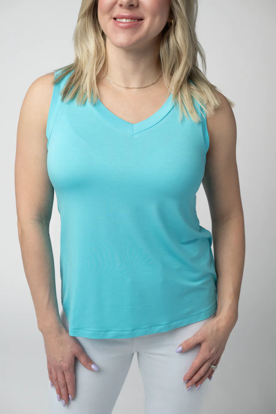 Michelle Mae | Noelle Tank | Aqua