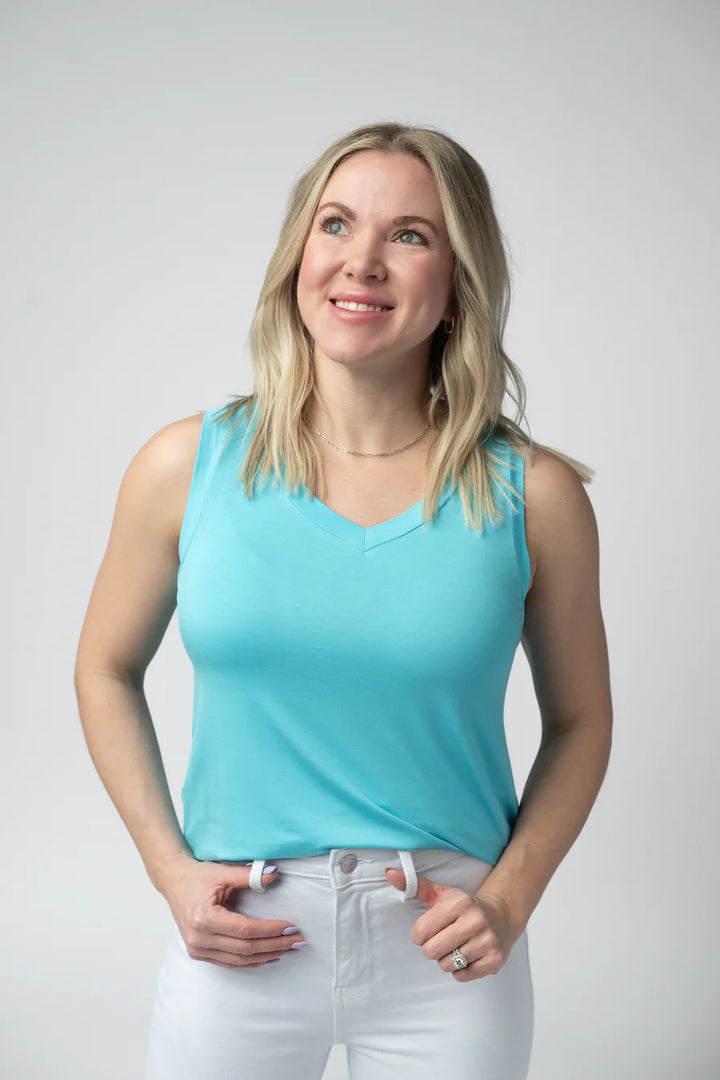 Michelle Mae | Noelle Tank | Aqua