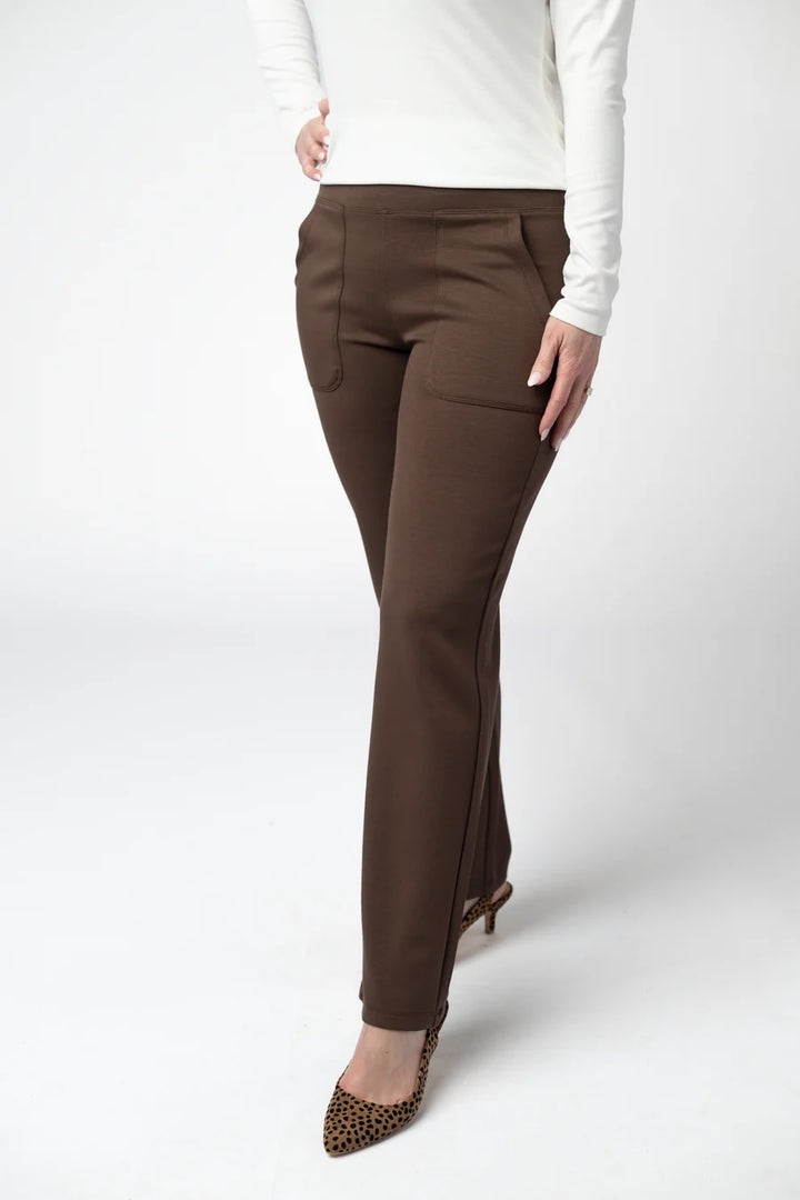 PREORDER  Michelle Mae | Luxe Ankle Bottoms | Brown