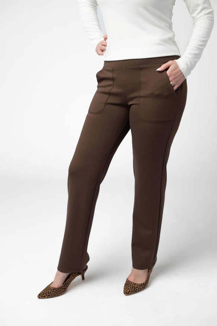 PREORDER  Michelle Mae | Luxe Ankle Bottoms | Brown