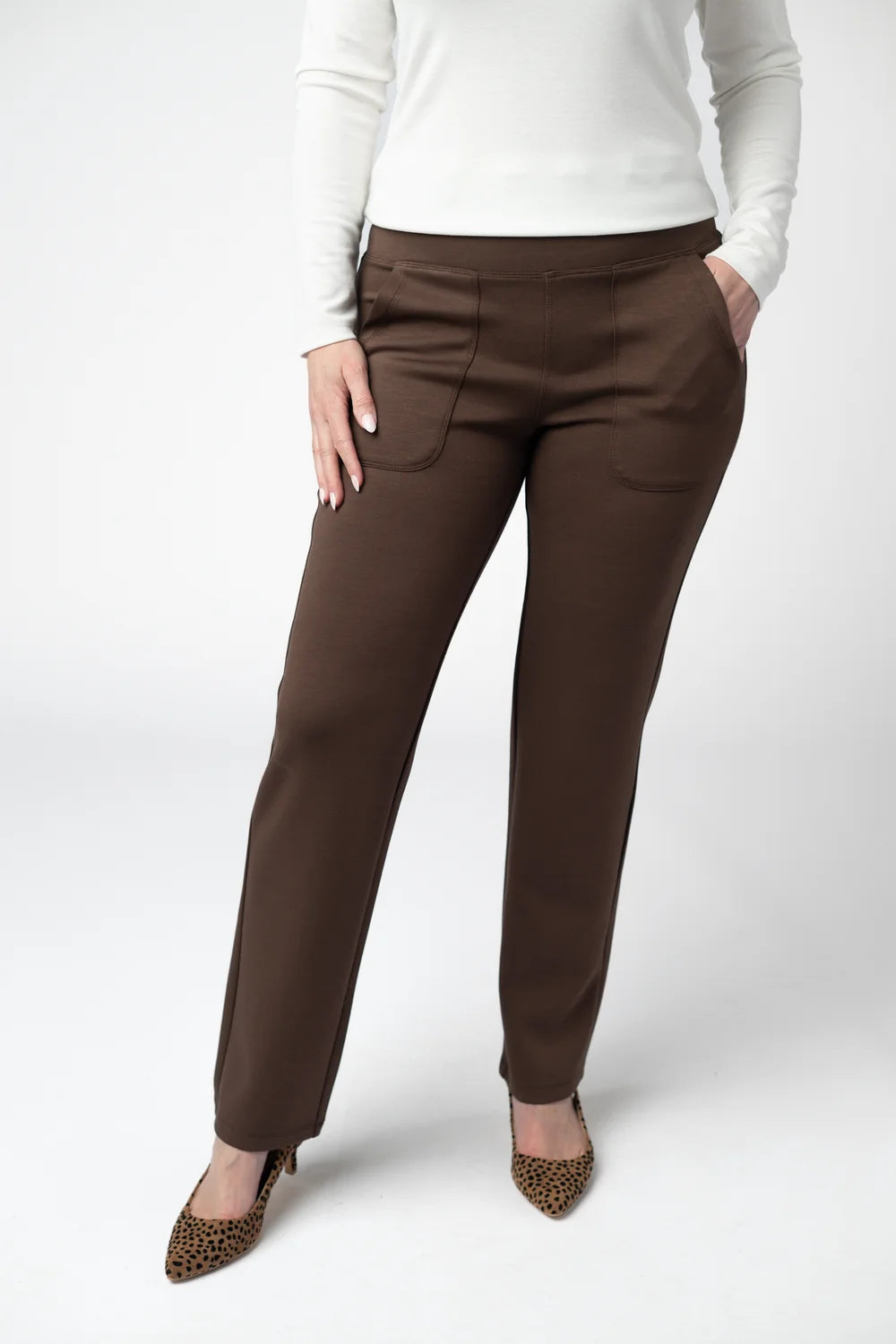 PREORDER  Michelle Mae | Luxe Ankle Bottoms | Brown