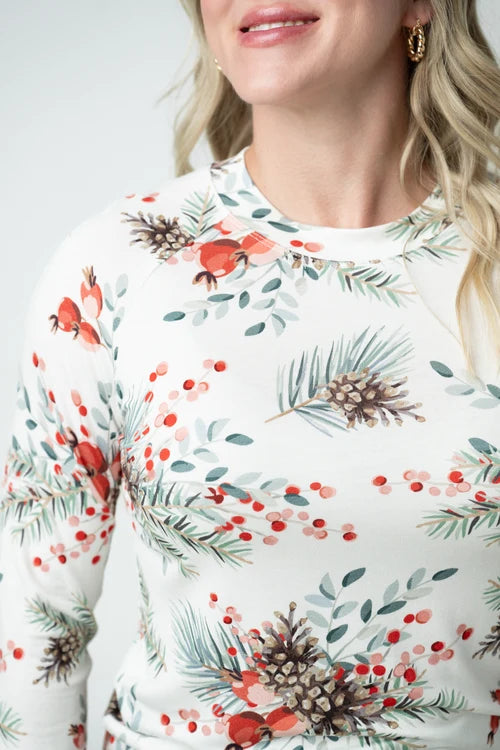 PREORDER  Michelle Mae | Blair Long Sleeve Top | Pineberry