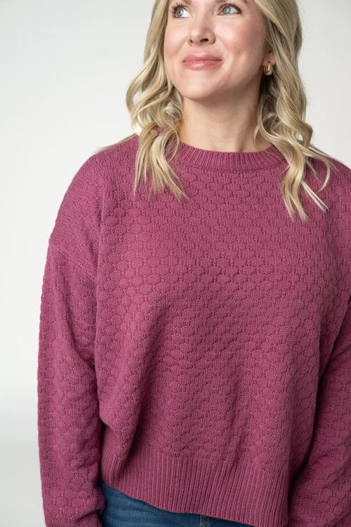 PREORDER  Michelle Mae | Gianna Pullover | Raspberry