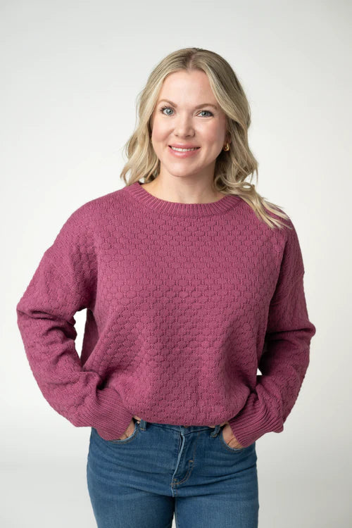 PREORDER  Michelle Mae | Gianna Pullover | Raspberry