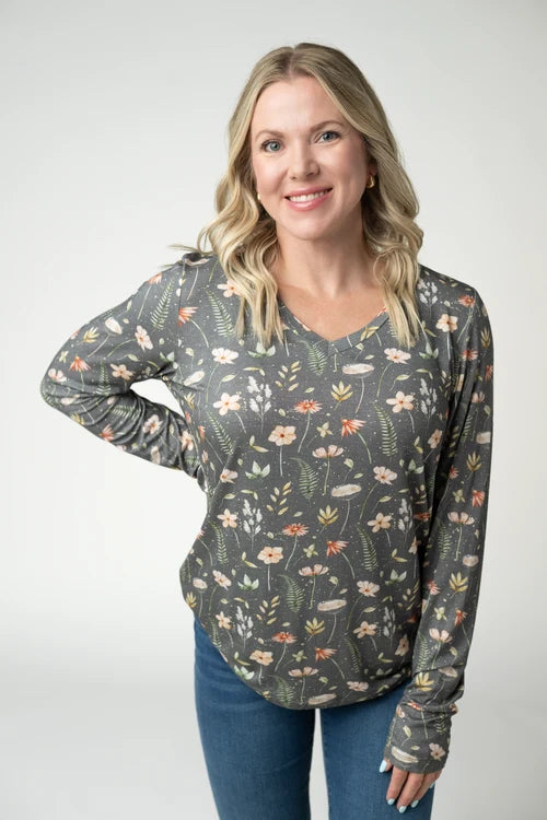 PREORDER  Michelle Mae | Larissa Long Sleeve | Wildflower Meadow