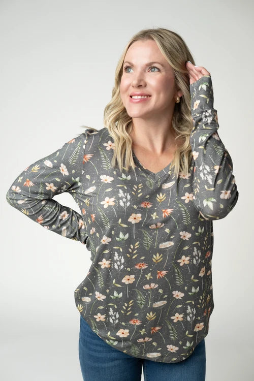 PREORDER  Michelle Mae | Larissa Long Sleeve | Wildflower Meadow