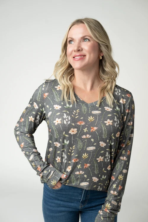 PREORDER  Michelle Mae | Larissa Long Sleeve | Wildflower Meadow
