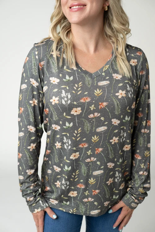 PREORDER  Michelle Mae | Larissa Long Sleeve | Wildflower Meadow
