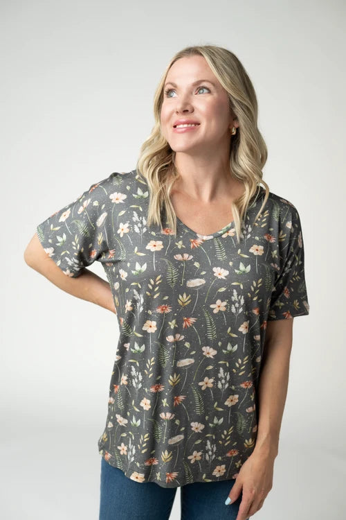 PREORDER  Michelle Mae | Chloe Cozy Tee | Wildflower Meadow
