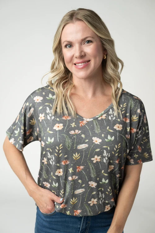 PREORDER  Michelle Mae | Chloe Cozy Tee | Wildflower Meadow
