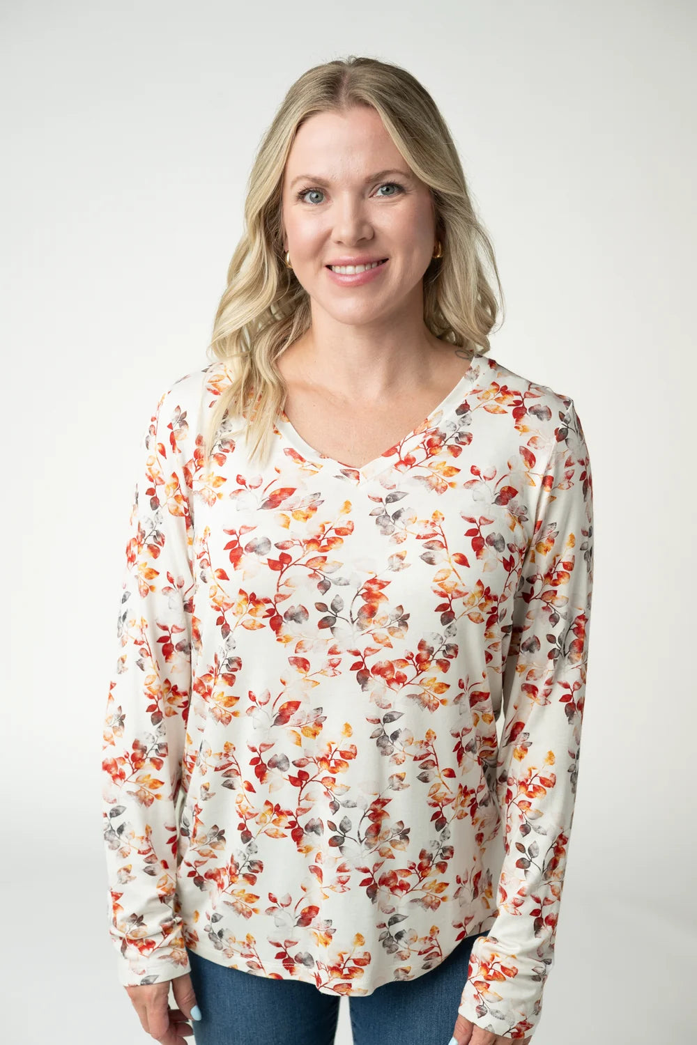 PREORDER  Michelle Mae | Larissa Long Sleeve | Autumn Watercolour
