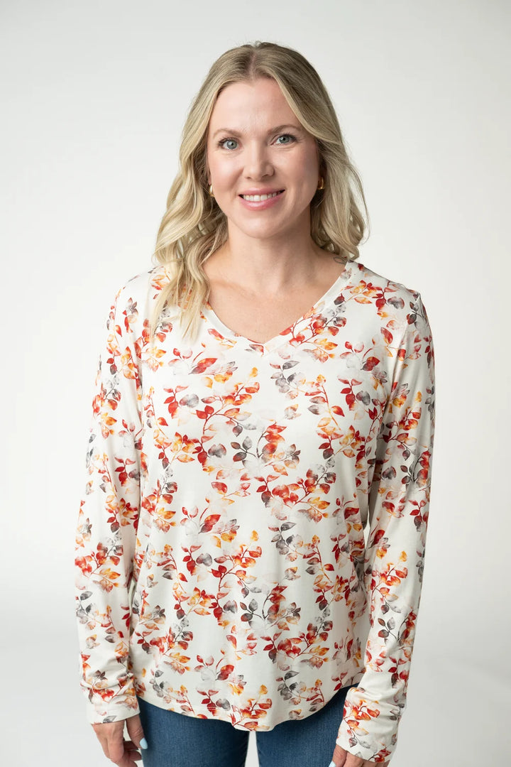 PREORDER  Michelle Mae | Larissa Long Sleeve | Autumn Watercolour