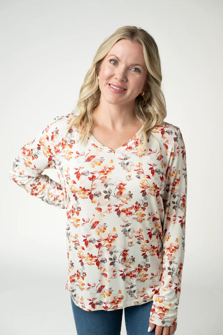 PREORDER  Michelle Mae | Larissa Long Sleeve | Autumn Watercolour
