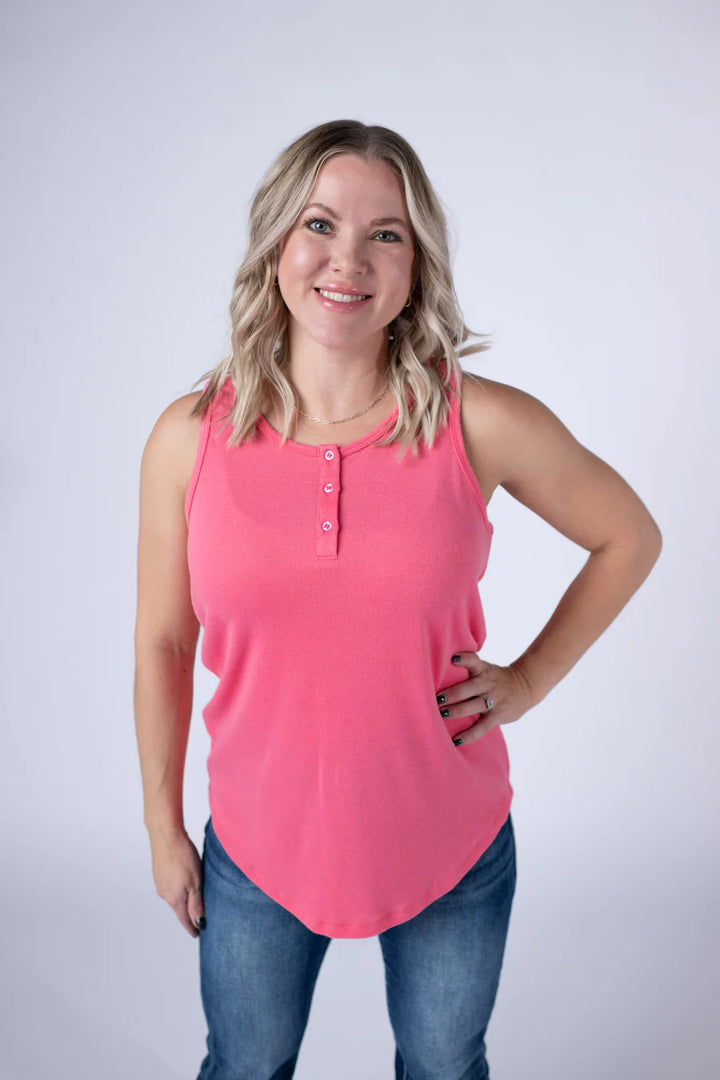 Michelle Mae | Allison Henley Tank | Sun Kissed Coral