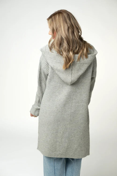 PREORDER  Michelle Mae | Lilian Long Hooded Cardigan - ETA MID AUG