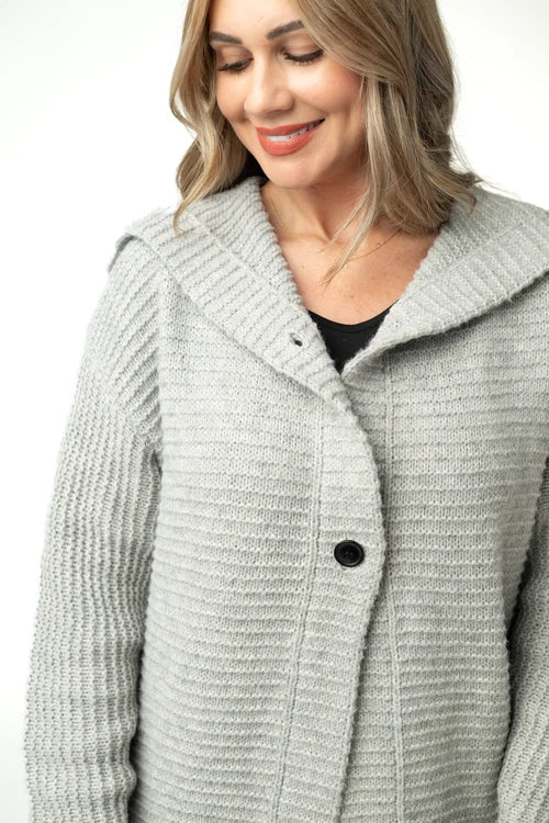 PREORDER  Michelle Mae | Lilian Long Hooded Cardigan - ETA MID AUG
