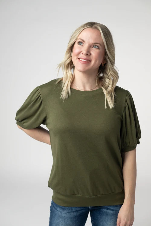 PREORDER  Michelle Mae | Katie Cozy Top | Olive