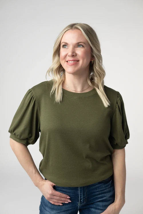 PREORDER  Michelle Mae | Katie Cozy Top | Olive