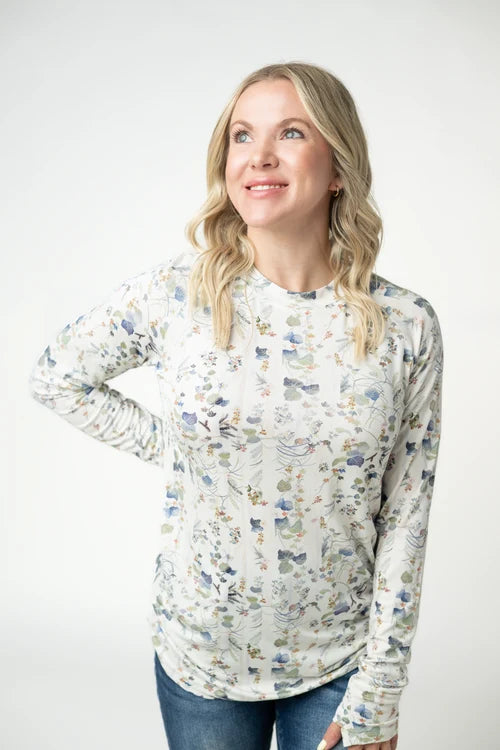 PREORDER  Michelle Mae | Blair Long Sleeve Top | Olive Meadows