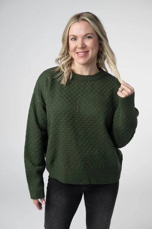 PREORDER  Michelle Mae | Gianna Pullover | Olive