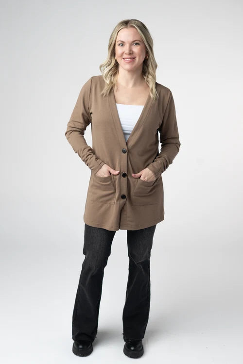 PREORDER  Michelle Mae | Cori Cardigan | Mocha
